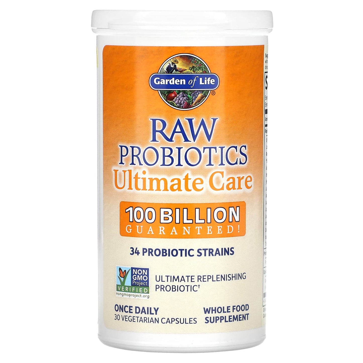 Garden of Life, RAW Probiotics Ultimate Care, 30 Vegetarian Capsules