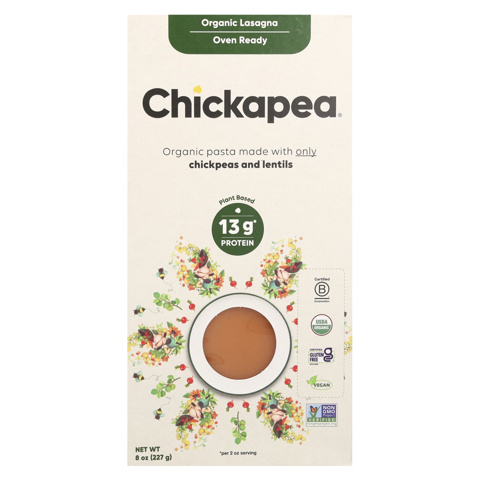 Chickapea-Organic Lasagne-8 oz (227 g)