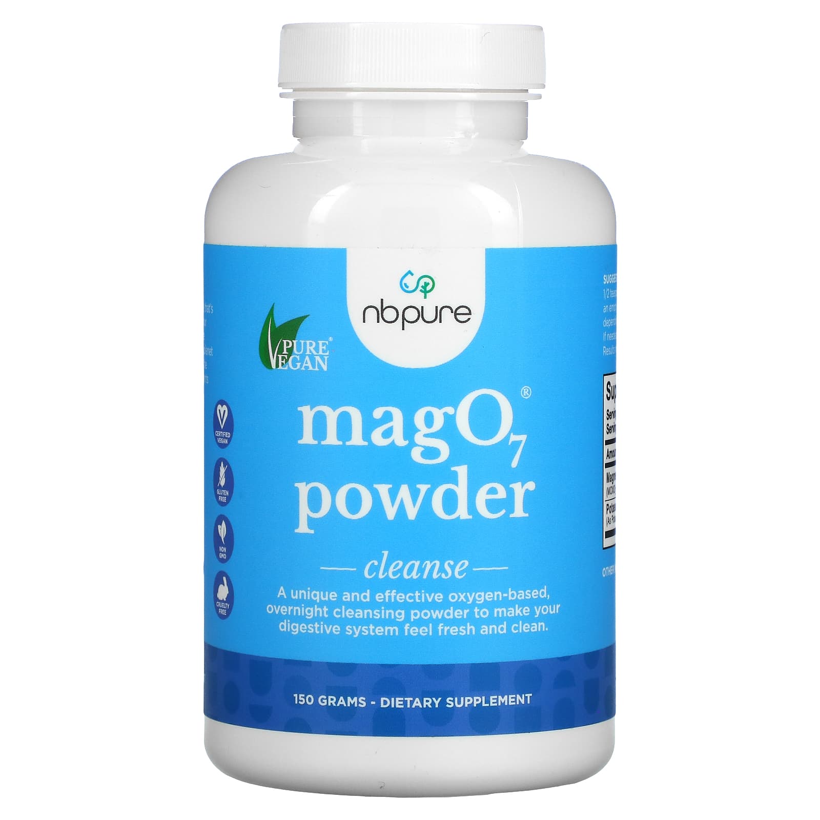 NB Pure-MagO7 Powder-Cleanse-150 g