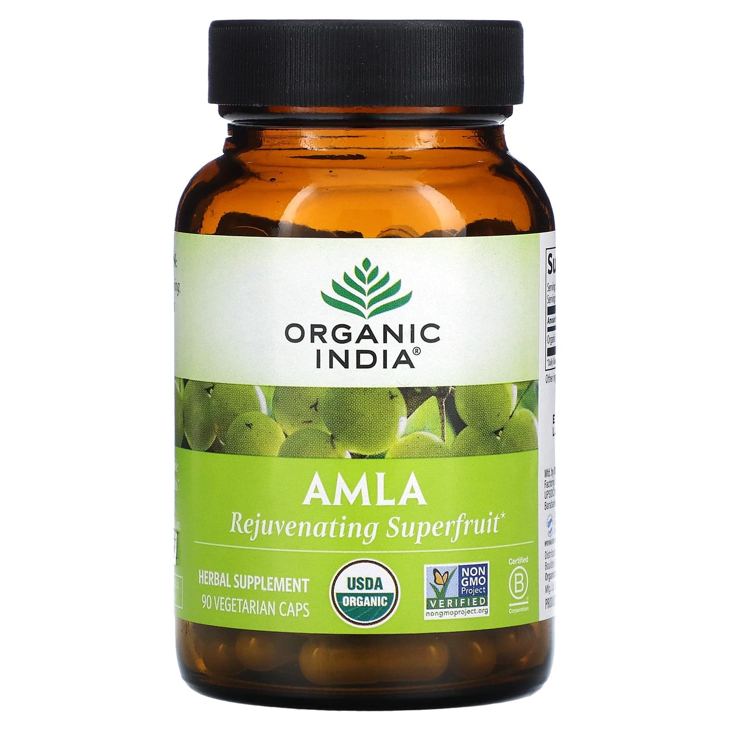 Organic India-Amla-90 Vegetarian Caps