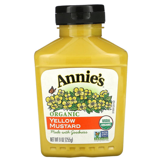 Annie's Naturals-Organic Yellow Mustard-9 oz (255 g)