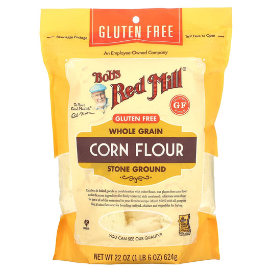 Bob's Red Mill-Corn Flour-Whole Grain -1 lb 6 oz (624 g)