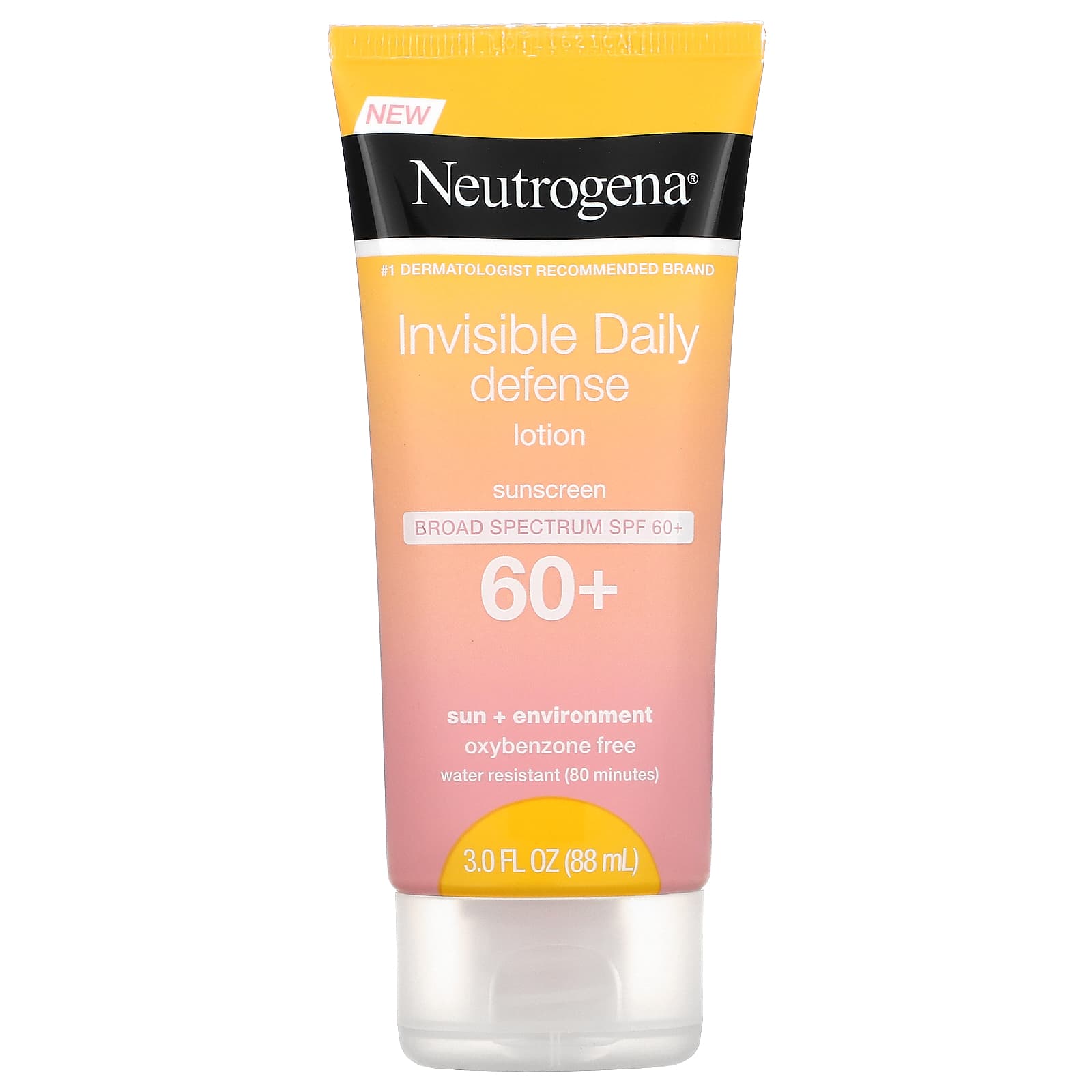 Neutrogena-Invisible Daily Defense Sunscreen Lotion-SPF 60+-3 fl oz (88 ml)