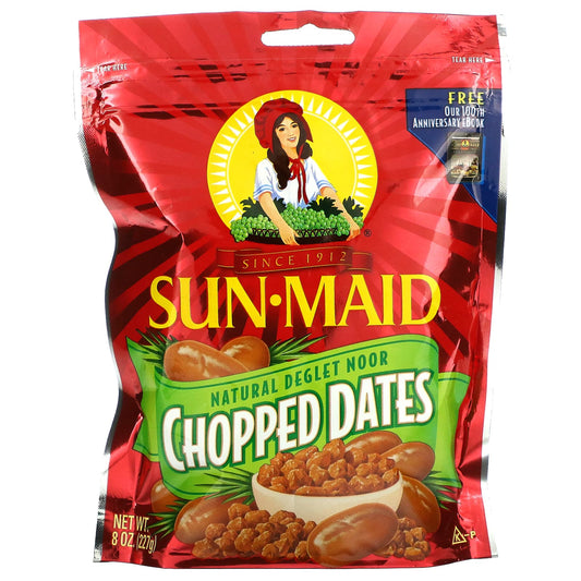 Sun-Maid-Natural Deglet Noor Chopped Dates-8 oz (227 g)