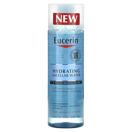 Eucerin-Hydrating Micellar Water + Hyaluronic Acid-6.8 fl oz (200 ml)