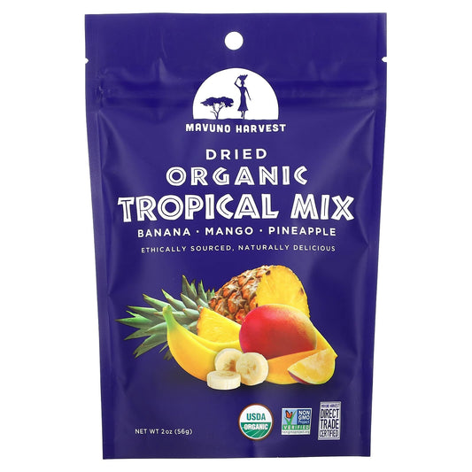 Mavuno Harvest-Organic Dried Tropical Mix-2 oz (56 g)