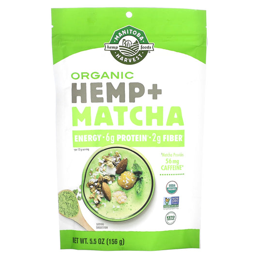 Manitoba Harvest-Organic Hemp + Matcha-5.5 oz (156 g)