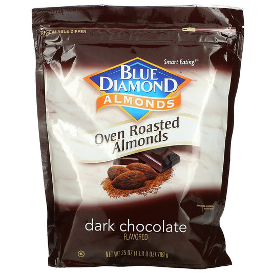 Blue Diamond-Almonds-Oven Roasted Almonds-Dark Chocolate-25 oz (709 g)