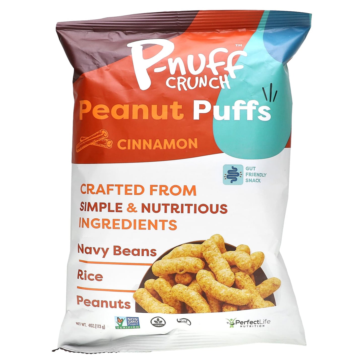 P-Nuff-Crunch-Peanut Puffs-Cinnamon-4 oz (113 g)