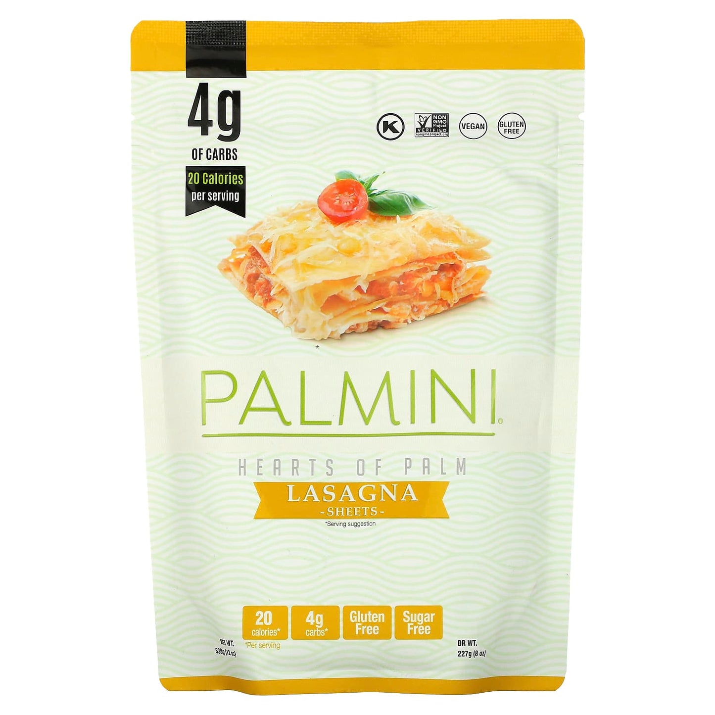 Palmini-Hearts of Palm-Lasagna Sheets-12 oz (338 g)