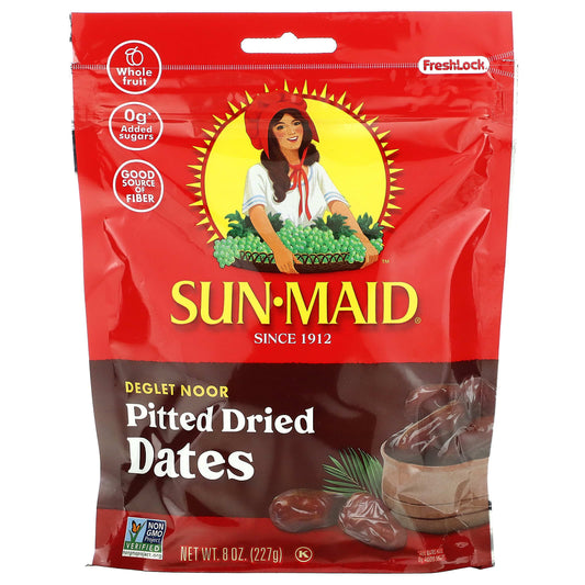 Sun-Maid-Deglet Noor Pitted Dried Dates-8 oz (227 g)