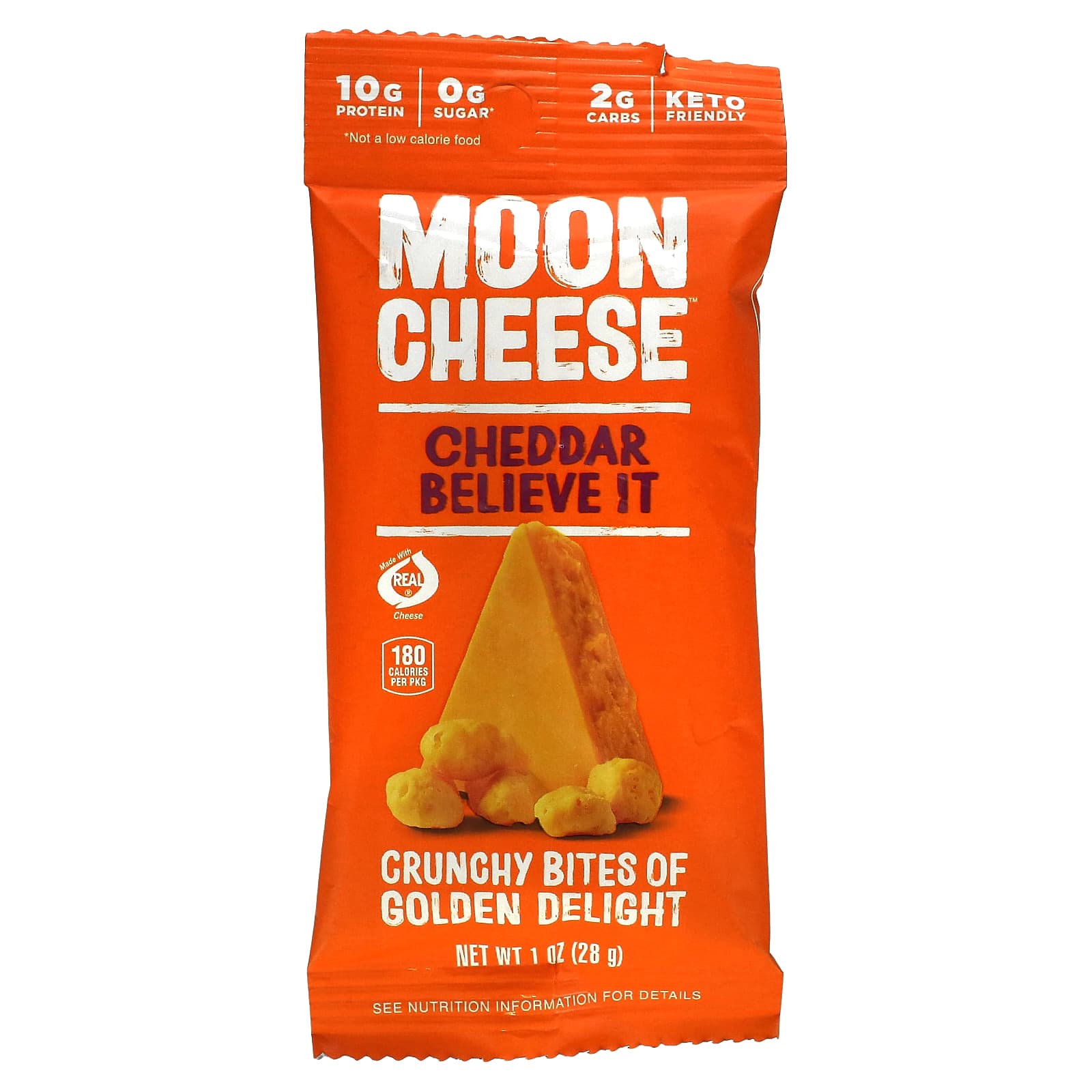 Moon Cheese-Cheddar Believe It-1 oz (28 g)