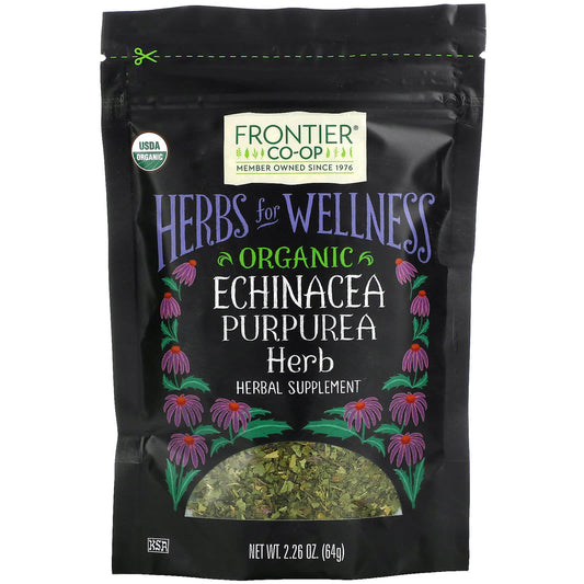 Frontier Co-op-Organic Echinacea Purpurea Herb-2.26 oz (64 g)