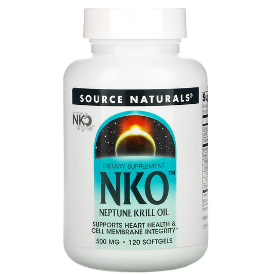 Source Naturals-NKO-Neptune Krill Oil-500 mg-120 Softgels