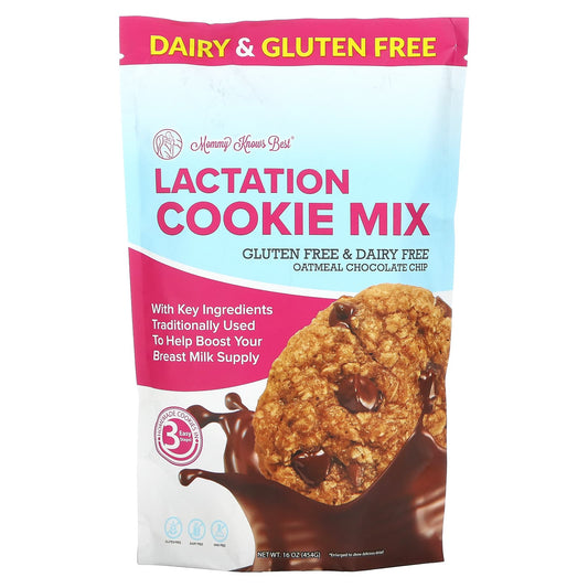 Mommy Knows Best-Lactation Cookie Mix -Oatmeal Chocolate Chip-16 oz (454 g)