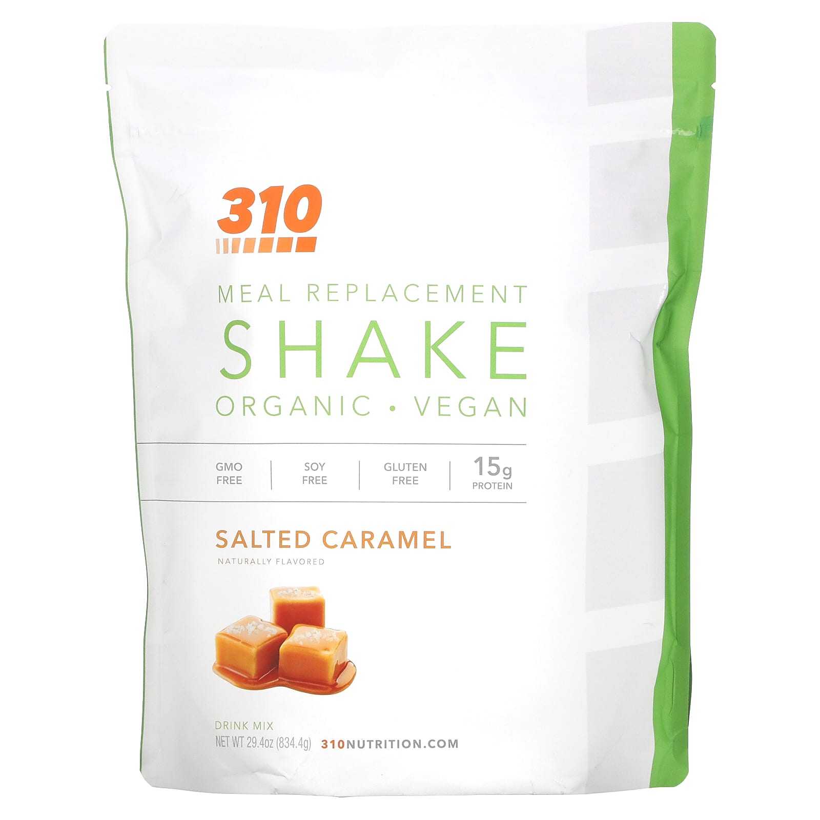 310 Nutrition-Meal Replacement Shake-Salted Caramel-29.4 oz (834.4 g)