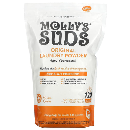 Molly's Suds-Original Laundry Powder-Citrus Grove-80.25 oz (2.28 kg)