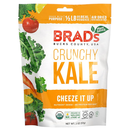 Brad's Plant Based-Crunchy Kale-Cheeze It Up-2 oz (57 g)