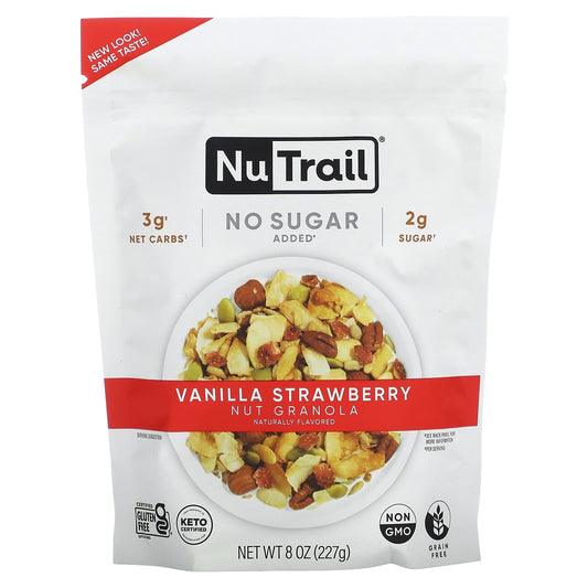 NuTrail-Nut Granola-Vanilla Strawberry-8 oz (227 g)