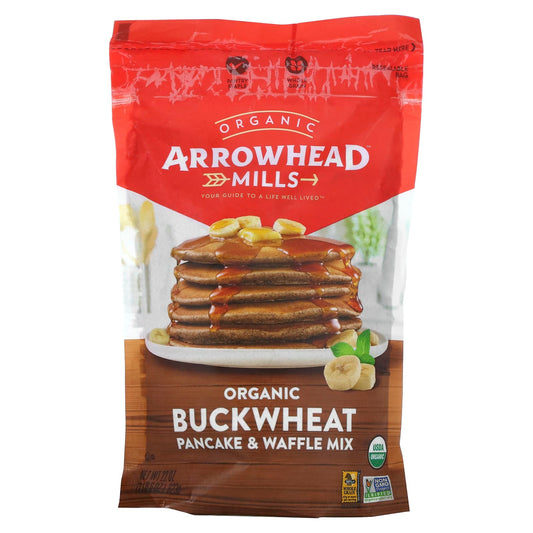 Arrowhead Mills-Organic Buckwheat Pancake & Waffle Mix-1 lb 6 oz (623 g)