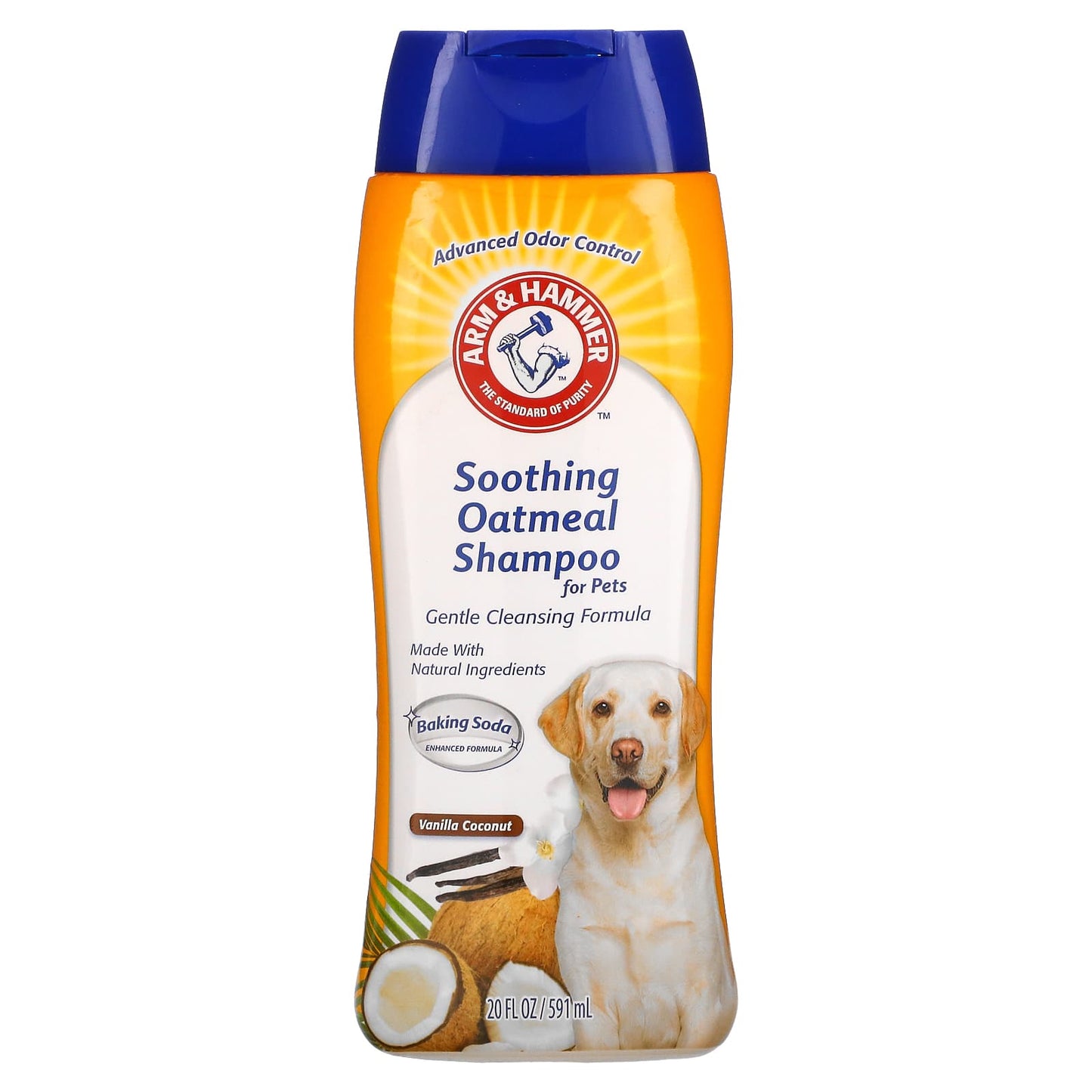 Arm & Hammer-Soothing Oatmeal Shampoo for Pets-Vanilla Coconut-20 fl oz (591 ml)