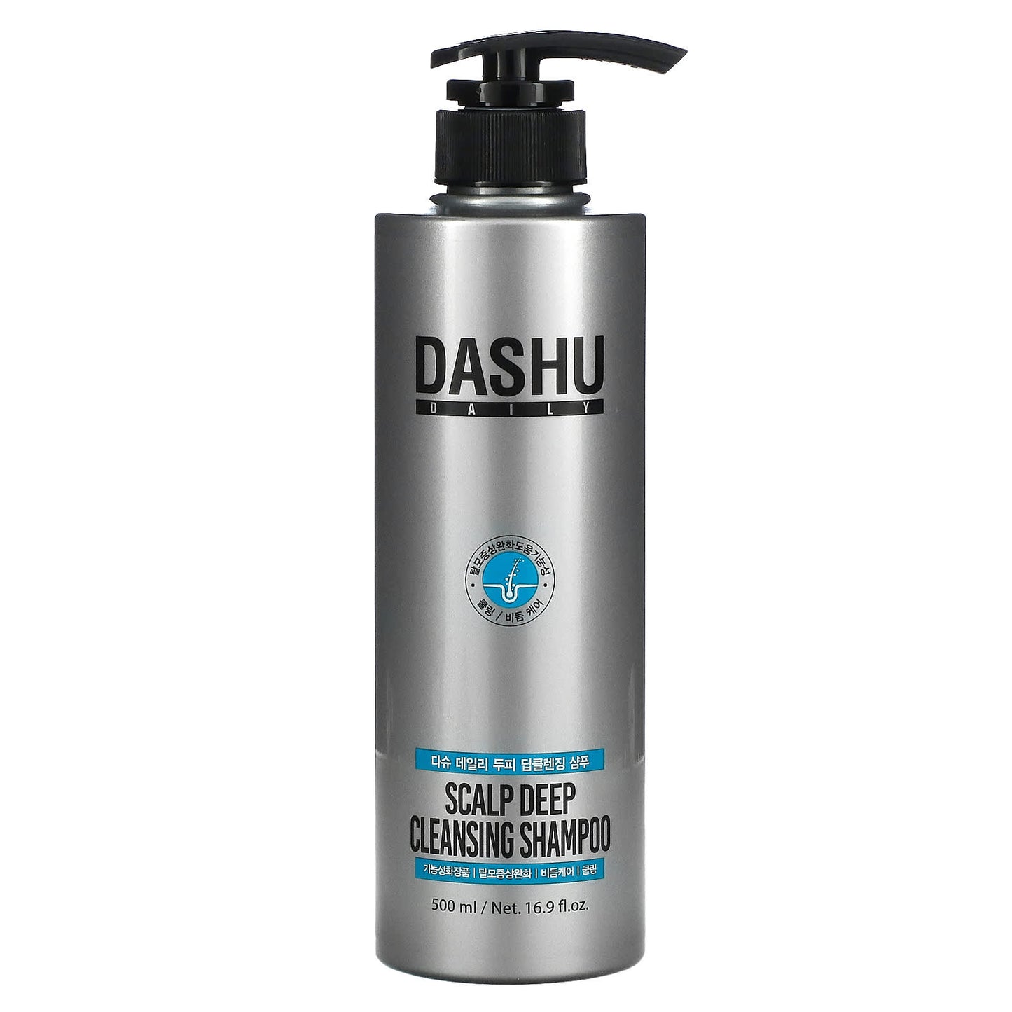 Dashu-Daily-Scalp Deep Cleansing Shampoo-16.9 fl oz (500 ml)