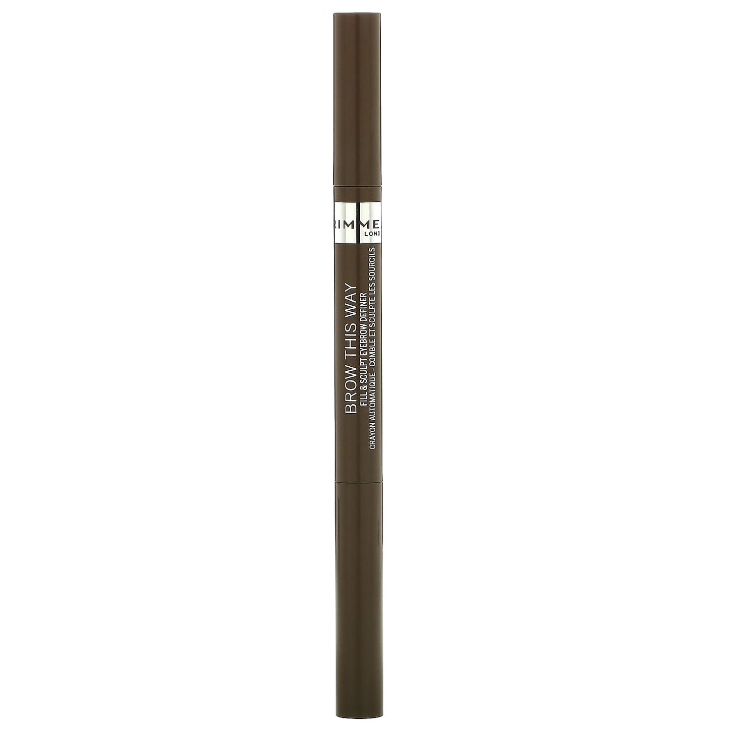 Rimmel London, Brow This Way, Fill & Sculpt Eyebrow Definer, Dark Brown, 0.008 oz (0.25 g)