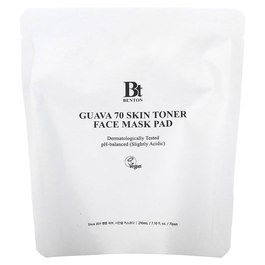 Benton-Guava 70 Skin Toner Beauty Face Mask Pad-70 Pads-7.10 fl oz (210 ml)