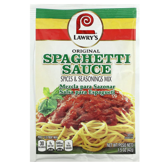 Lawry's-Spices & Seasonings Mix-Original Spaghetti Sauce -1.5 oz (42 g)