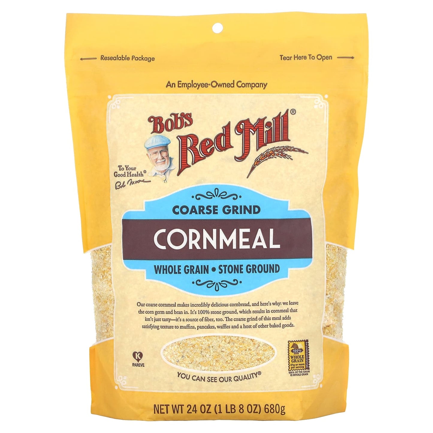 Bob's Red Mill-Cornmeal-Coarse Grind -1 lb 8 oz (680 g)