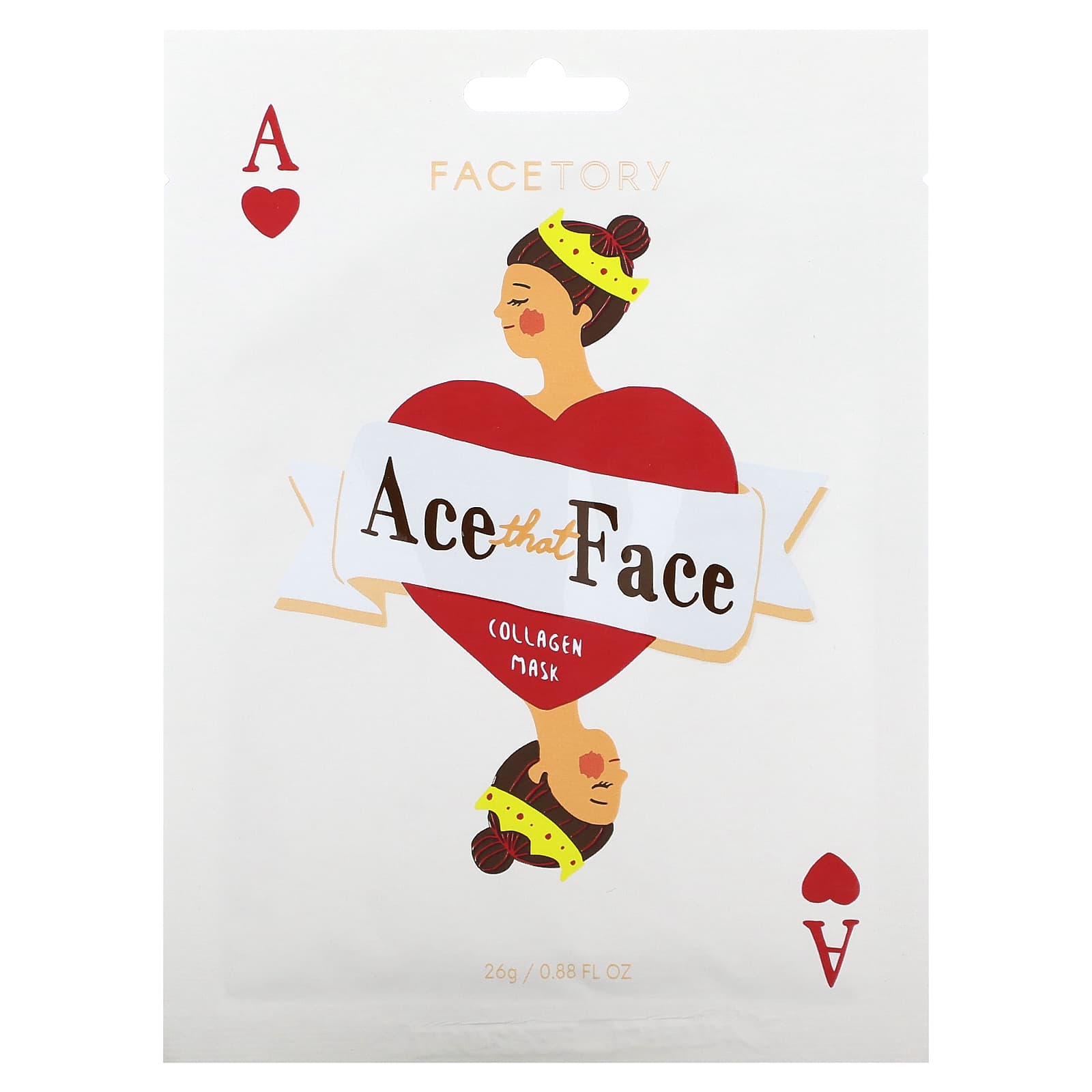 FaceTory-Ace That Face-Collagen Beauty Mask-1 Sheet-0.88 fl oz (26 g)