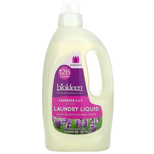 Biokleen-Laundry Liquid-Lavender Lily Essence-64 fl oz (1.89 L)