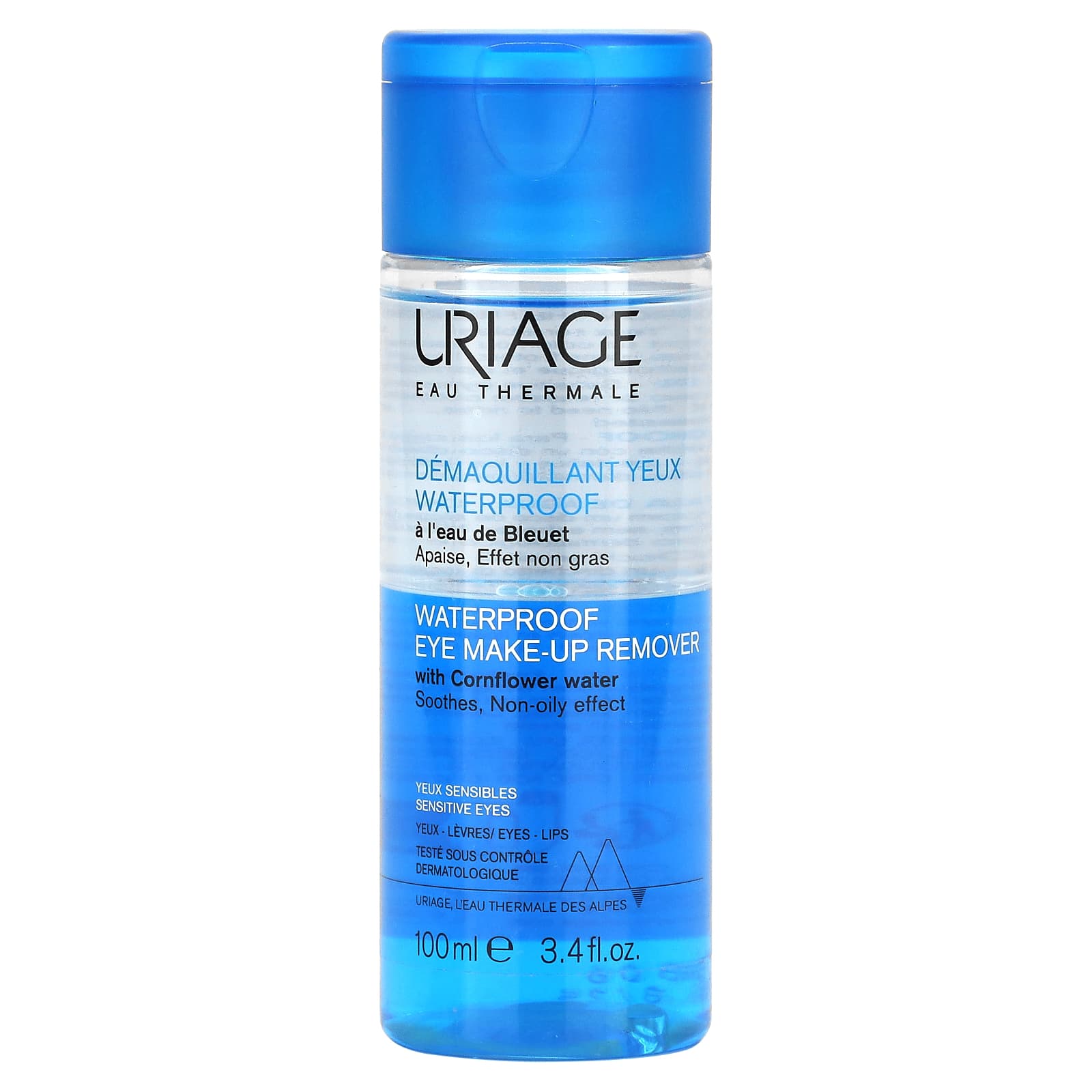 Uriage-Waterproof Eye Make-Up Remover-3.4 fl oz (100 ml)