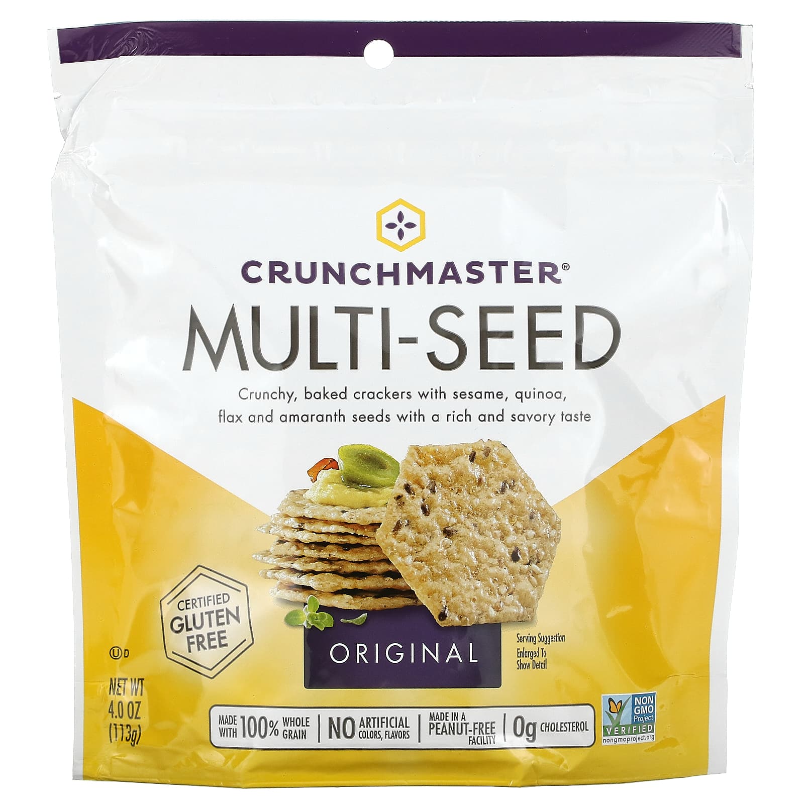 Crunchmaster-Multi-Seed Crackers-Original-4 oz (113 g)