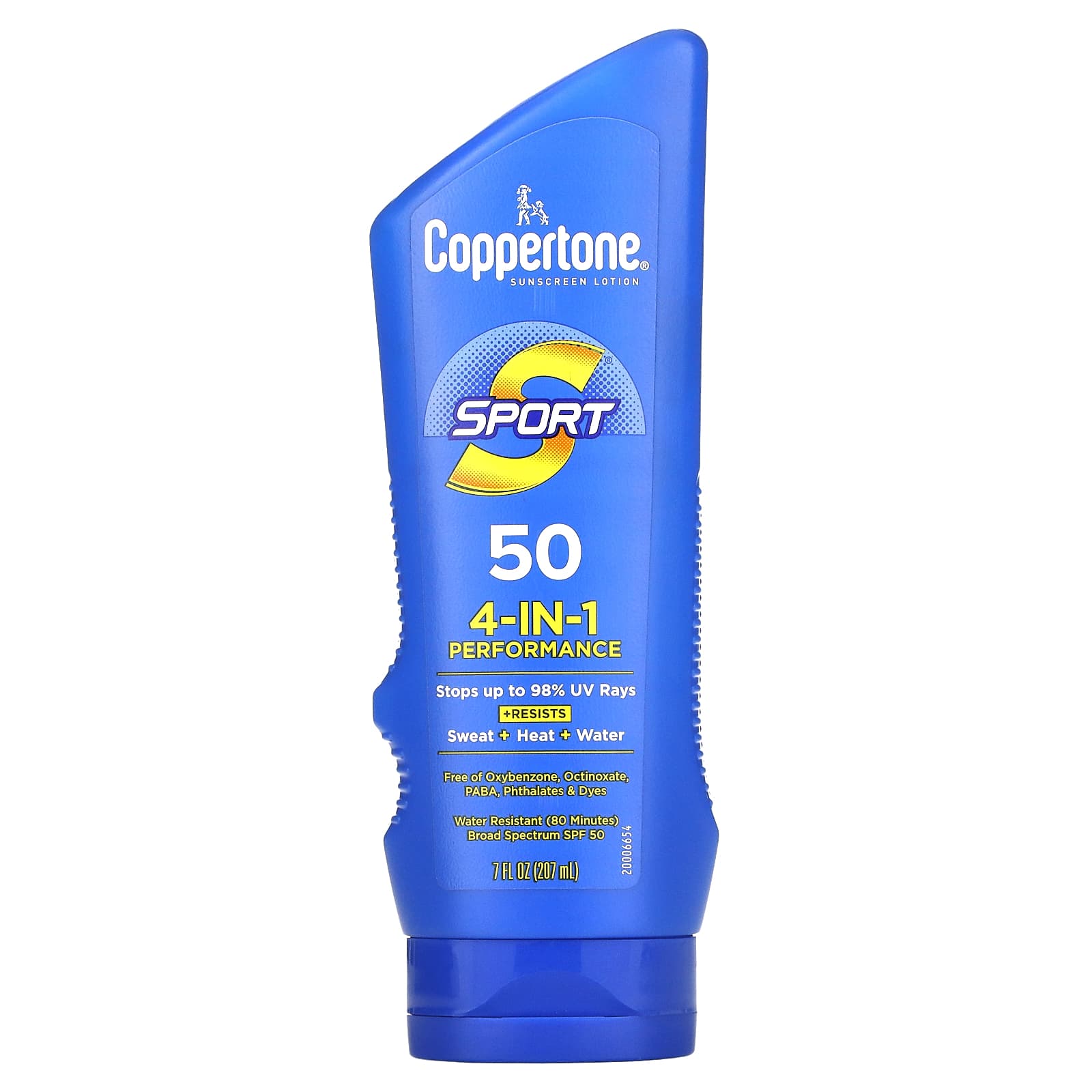 Coppertone-Sport-Sunscreen Lotion-4-In-1 Performance-SPF 50-7 fl oz (207 ml)