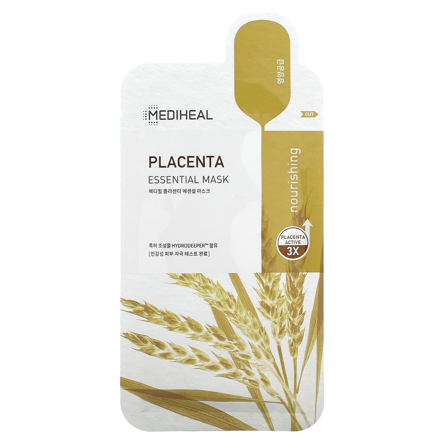 MEDIHEAL-Placenta-Essential Beauty Mask-1 Sheet-0.81 fl oz (24 ml)