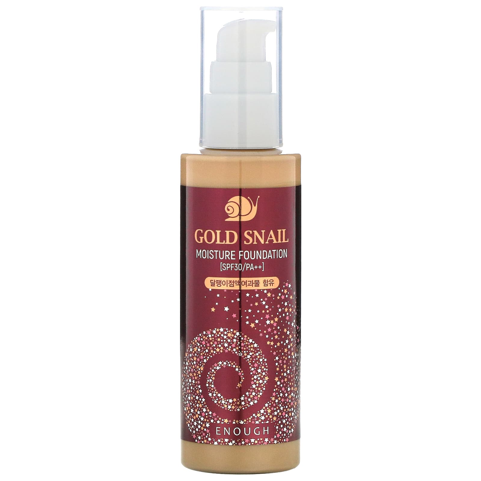 Enough-Gold Snail-Moisture Foundation-SPF 30 PA++-#21-3.38 fl oz (100 ml)