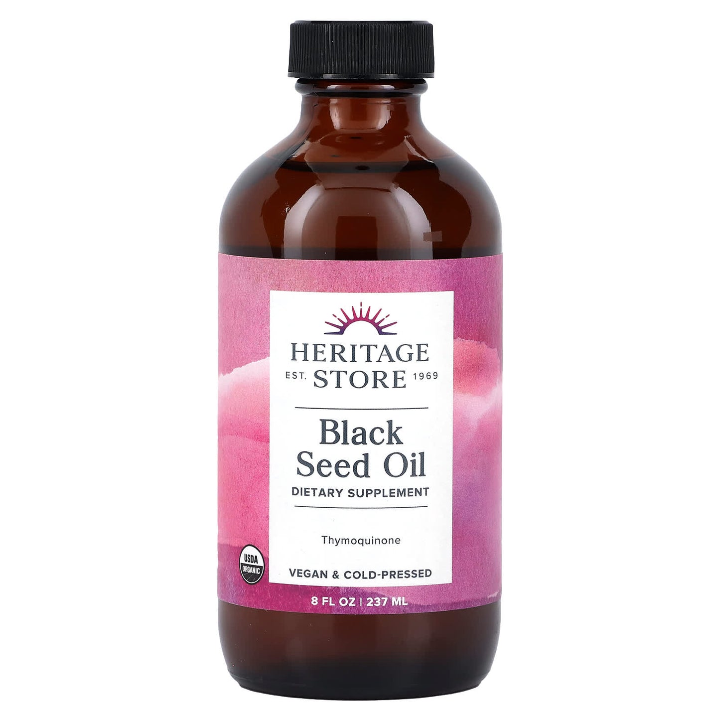 Heritage Store-Black Seed Oil-8 fl oz (237 ml)