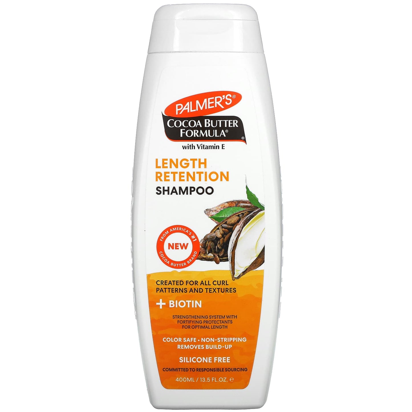 Palmer's-Cocoa Butter Formula with Vitamin E-Length Retention Shampoo-13.5 fl oz (400 ml)