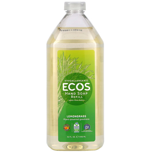 Earth Friendly Products-Ecos-Hand Soap-Lemongrass-32 fl oz (946 ml)