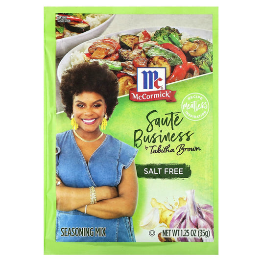 McCormick-Saute Business by Tabitha Brown-Salt Free-1.25 oz (35 g)