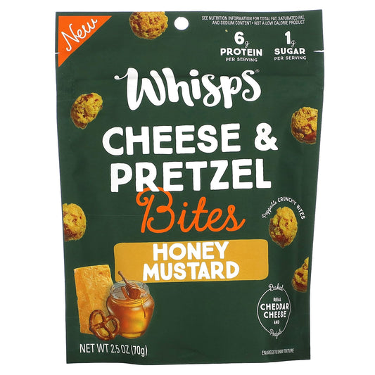 Whisps-Cheese & Pretzel Bites-Honey Mustard-2.5 oz (70 g)