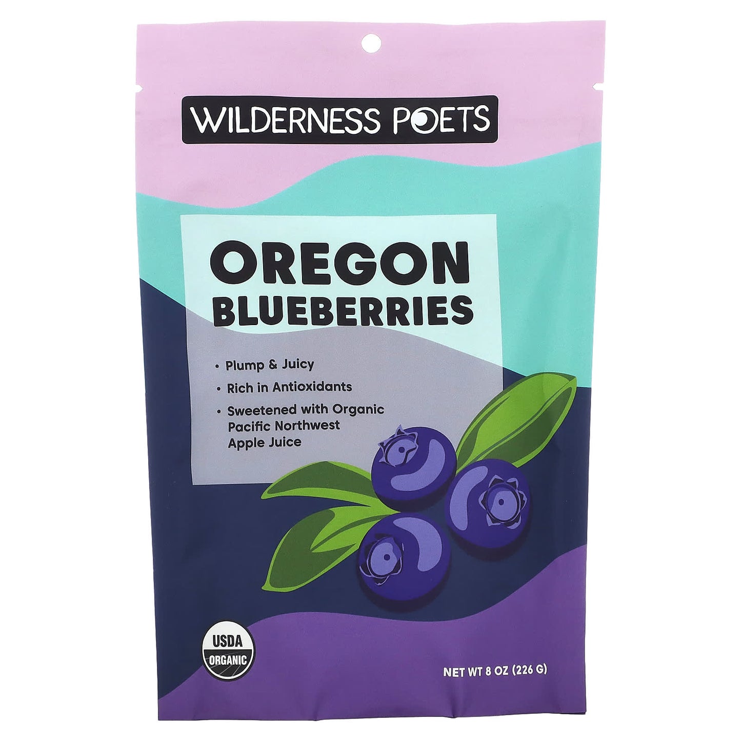 Wilderness Poets-Organic Oregon Blueberries-8 oz (226 g)