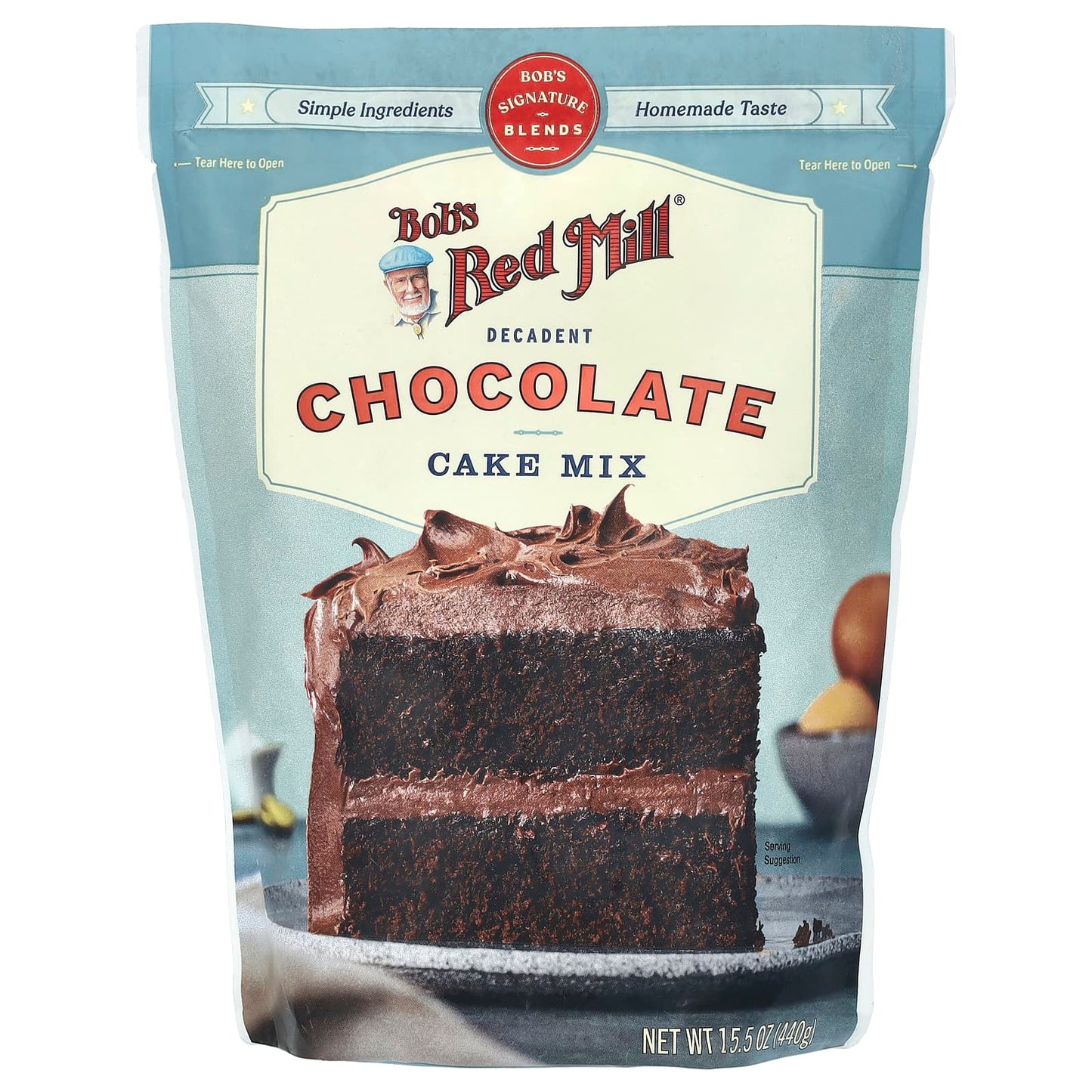 Bob's Red Mill-Decadent Chocolate Cake Mix-15.5 oz (440 g)