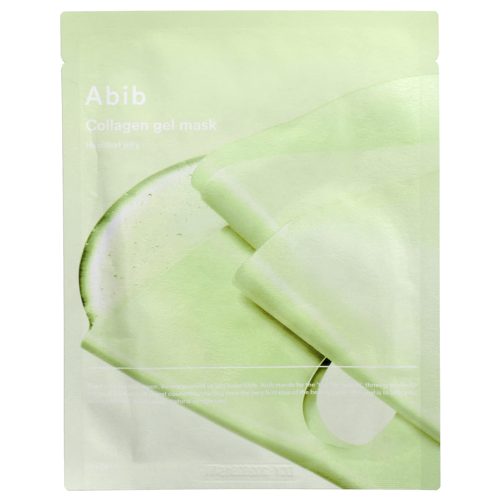 Abib-Collagen Gel Beauty Mask-Heartleaf Jelly-1 Sheet-1.23 oz (35 g)