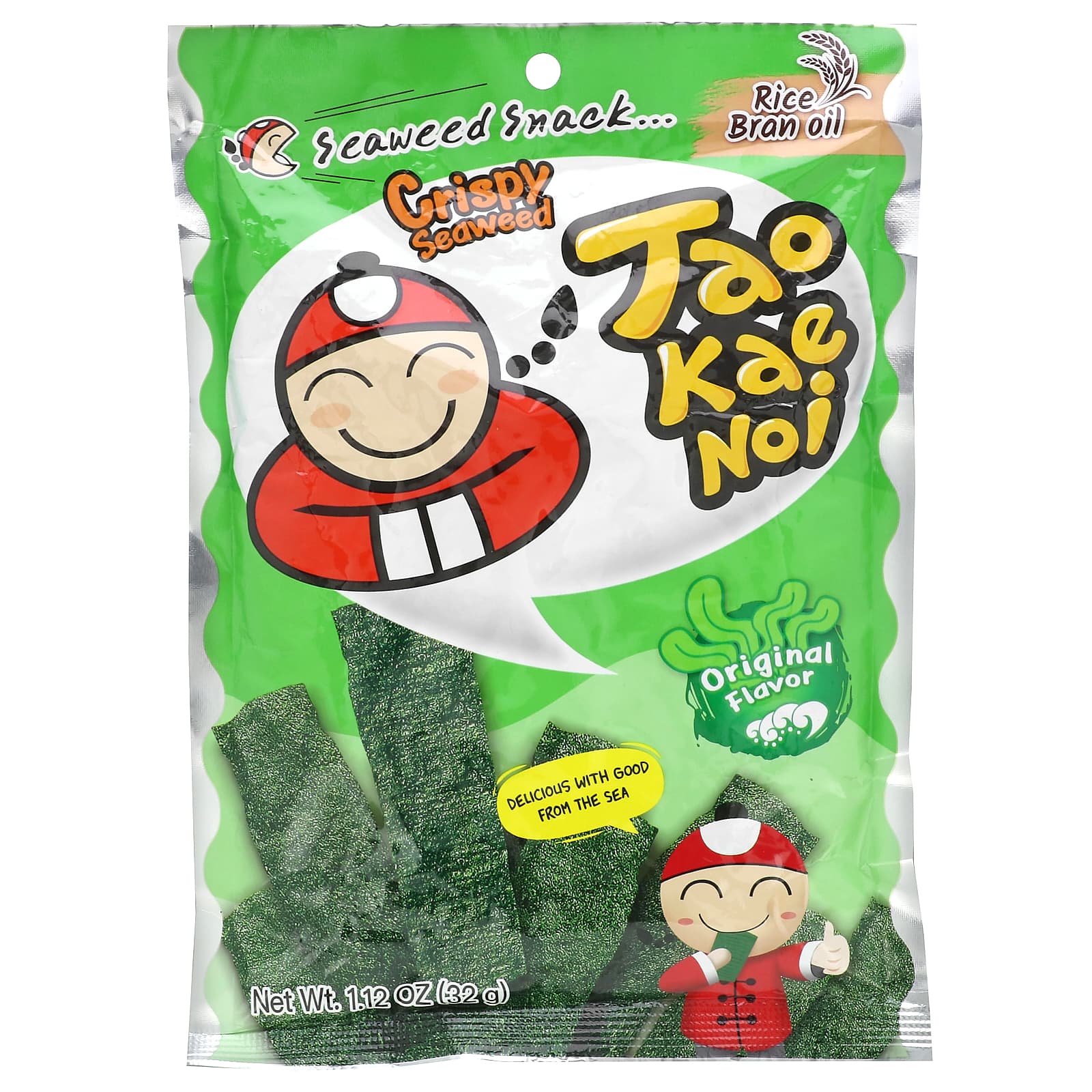 Tao Kae Noi-Crispy Seaweed Snack-Original-1.12 oz (32 g)