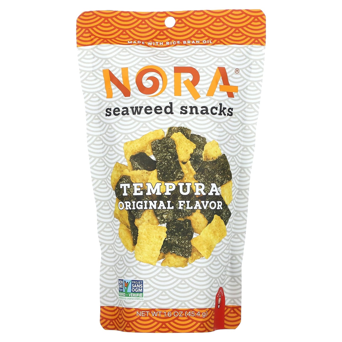 Nora Snacks-Seaweed Snacks-Tempura Original-1.6 oz (45.4 g)