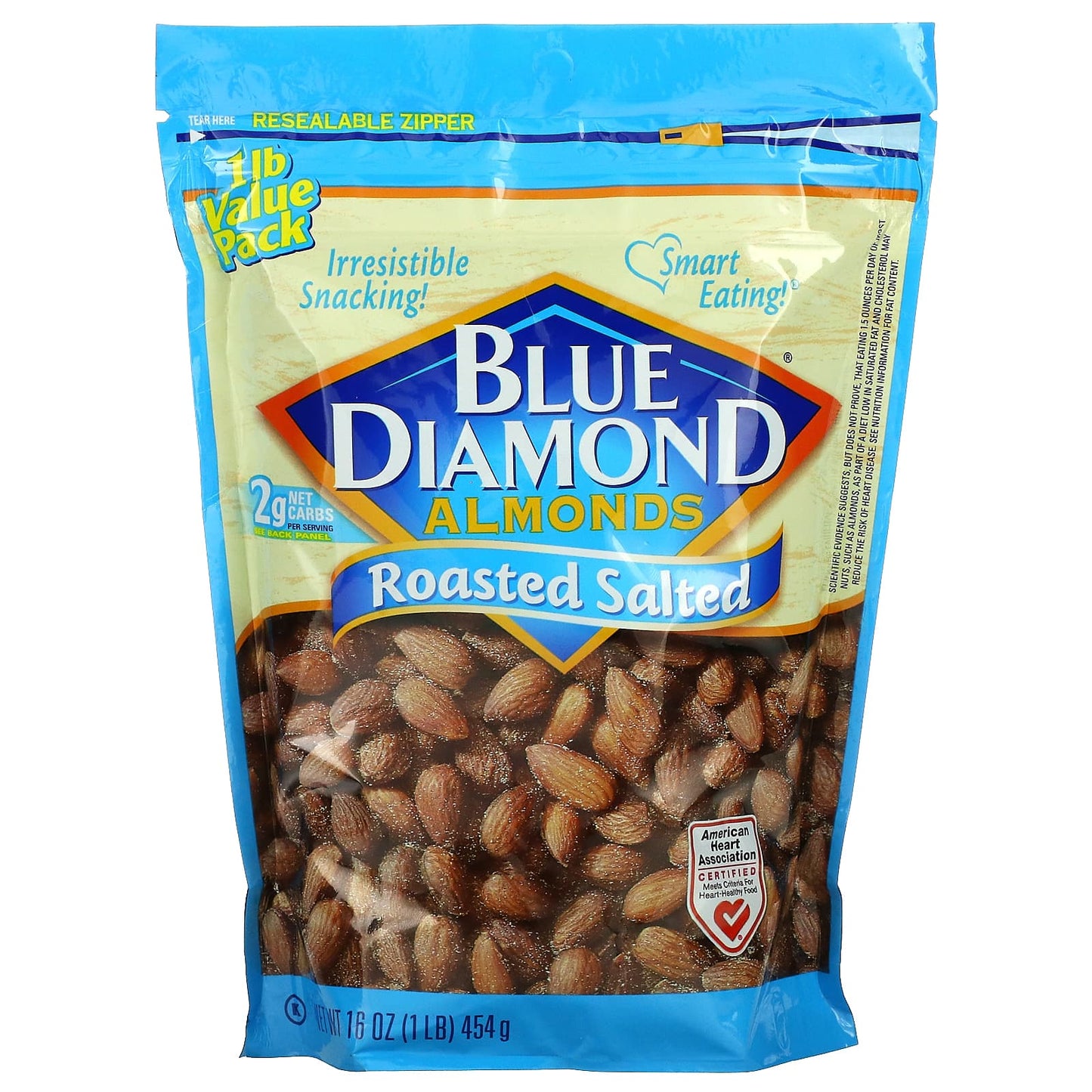 Blue Diamond-Almonds-Roasted Salted-16 oz (454 g)