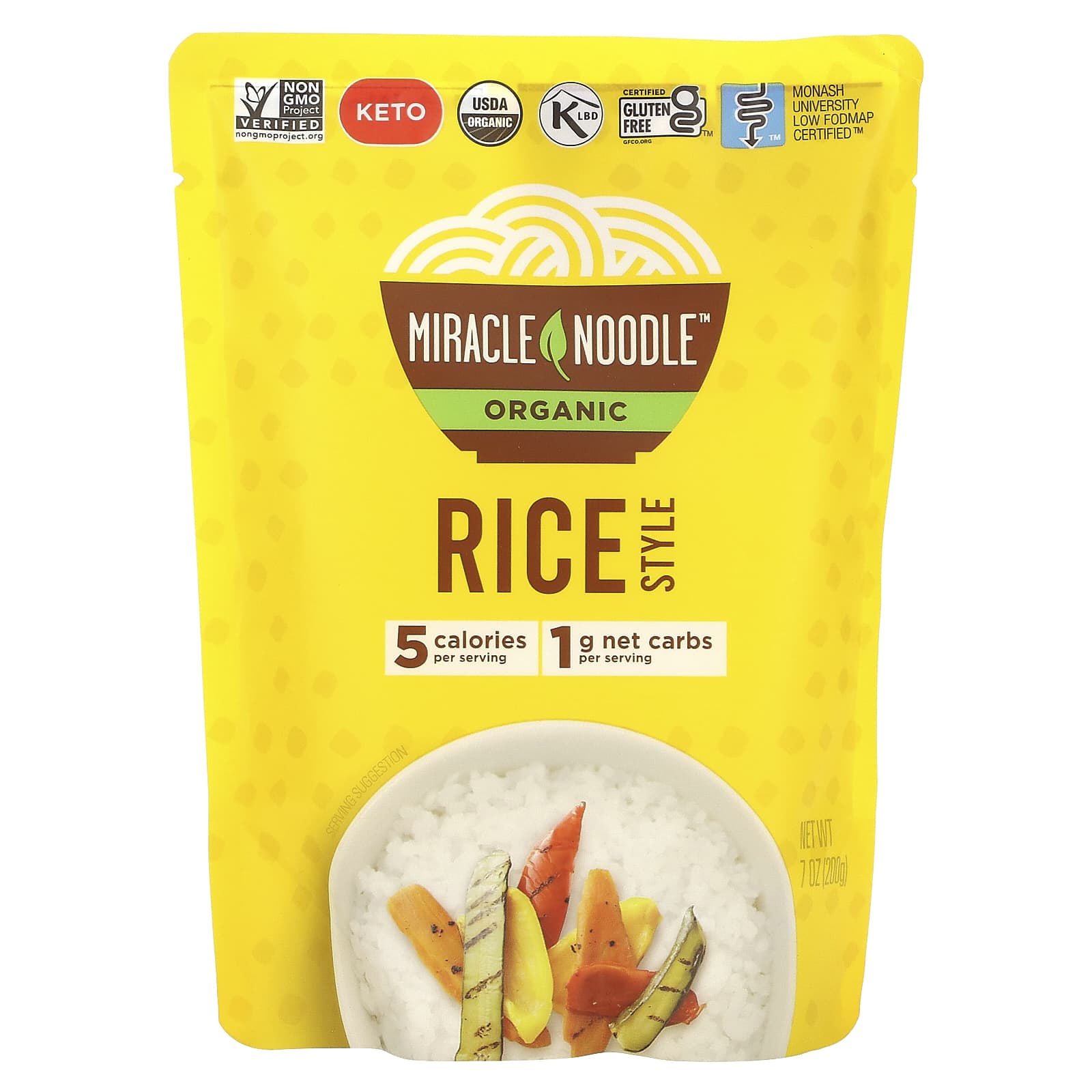 Miracle Noodle-Rice Style-7 oz (200 g)