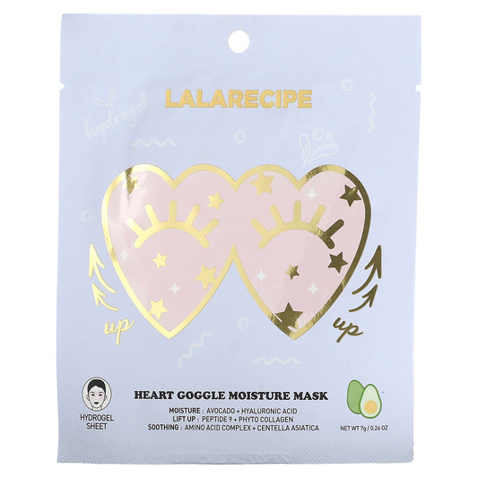 Lalarecipe-Heart Goggle Moisture Beauty Mask-1 Sheet-0.24 oz (7 g)